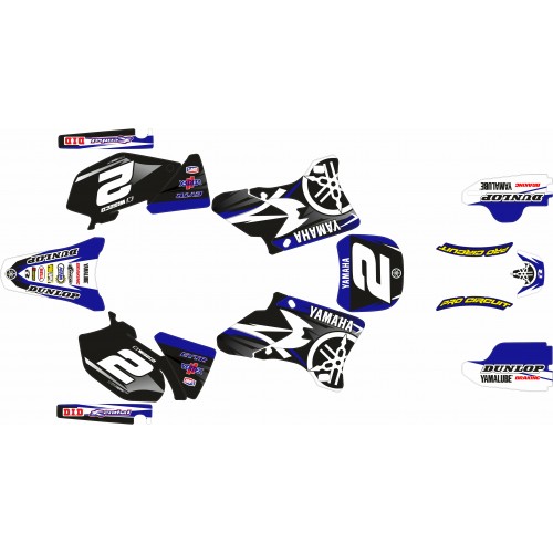 KIT ADHESIVOS YAMAHA YZF 250 03/05 DIAPASÓN