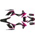 KIT ADHESIVOS KTM EXC 12/13 FUSIA / NEGRO