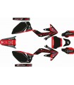 KIT ADHESIVOS CRF 250 04/05 NEGRO/ROJO