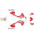 KIT ADHESIVOS CRF 450 21/23 DISEÑO WHITE/RED