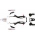 KIT ADHESIVOS CRF 450 21/23 DISEÑO WHITE/BLACK