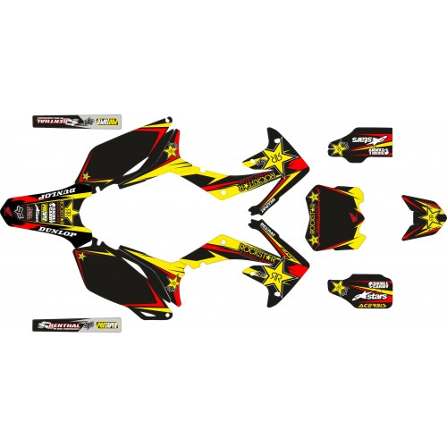 KIT ADHESIVOS CRF 250 10/13 ROCKSTARS