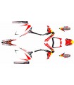 KIT ADHESIVOS CRF 250 14/17 CRF 450 13/16 TORO ROJO