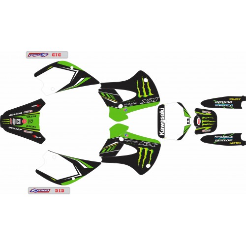 KIT DE ADHESIVOS KX 85 98/13 MONSTER