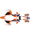 KIT ADHESIVOS KTM EXC 17/19 GOPRO NARANJA / NEGRO