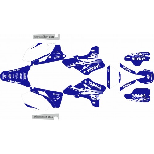 KIT DE ADHESIVOS YAMAHA WR 250F / WR450 F 05/06 AZUL