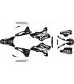 KIT DE ADHESIVOS YAMAHA WR 250F / WR450 F 05/06 NEGRO / BLANCO