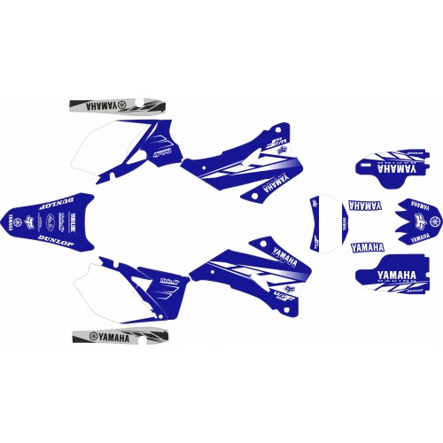 KIT DE ADHESIVOS YAMAHA WR250F 07/13 WR450F 07/11 AZUL