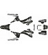 KIT DE ADHESIVOS YAMAHA WR250F 07/13 WR450F 07/11 NEGRO