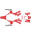 KIT DE ADHESIVOS YAMAHA WR250F 07/13 WR450F 07/11 ROJO