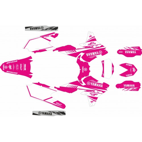 KIT DE ADHESIVOS YAMAHA WR250F 14/19 WR450F 16/18 FUCSIA