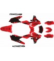 KIT DE ADHESIVOS YAMAHA WR250F 14/19 WR450F 16/18 ROJO / NEGRO