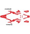 KIT DE ADHESIVOS YAMAHA WR250F 20/22 WR450F 19/22 ROJO