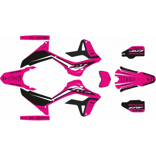 KIT ADHESIVOS CRF 300 L 21/23 FUZSIA