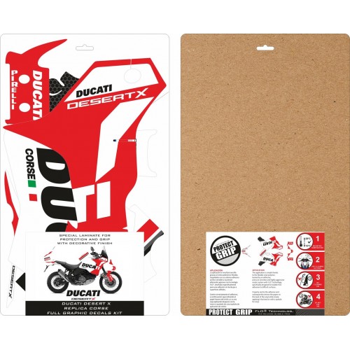 KIT ADHESIVOS DUCATI DESRT X - CORSE