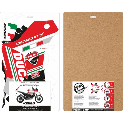 KIT ADHESIVOS DUCATI DESRT X - ITALIAN