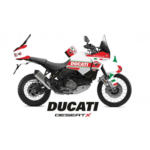 KIT ADHESIVOS DUCATI DESRT X - ITALIAN