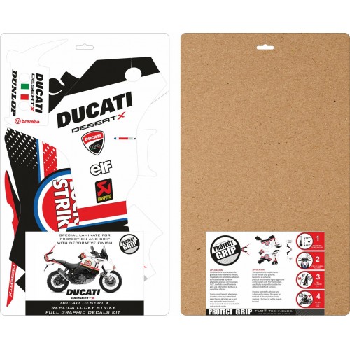 KIT ADHESIVOS DUCATI DESRT X - LUCKY