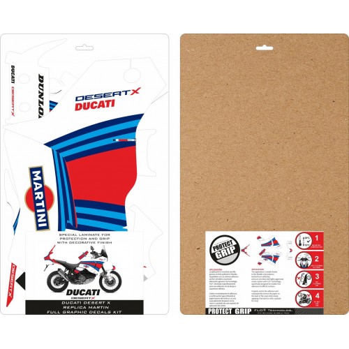 KIT ADHESIVOS DUCATI DESRT X - MARTIN