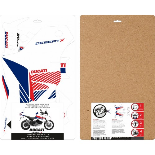 KIT ADHESIVOS DUCATI DESRT X - SIMETRIC