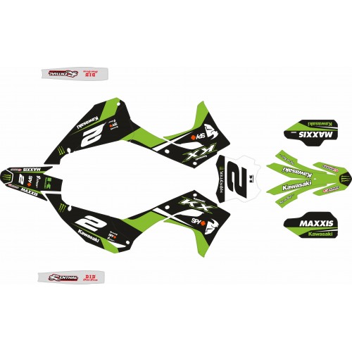 KIT DE ADHESIVOS KX 450 F  24/25  McGRATH