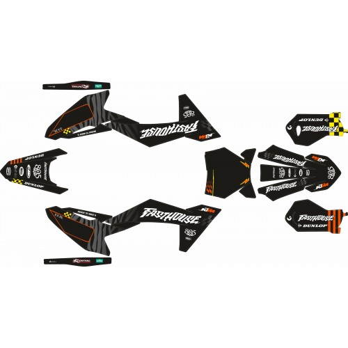 KIT ADHESIVOS KTM SX 65 2024 - FASTHOUSE