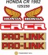 Kit Adhesivos OEM Honda CR 125/250 R 1982