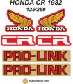 Kit Adhesivos OEM Honda CR 125/250 R 1982