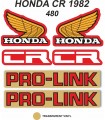 Kit Adhesivos OEM Honda CR 480 R 1982