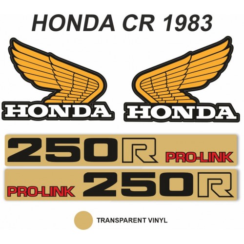 Kit Adhesivos OEM Honda CR 250 R 1983