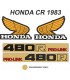 Kit Adhesivos OEM Honda CR 480 R 1983