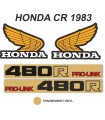 Kit Adhesivos OEM Honda CR 480 R 1983