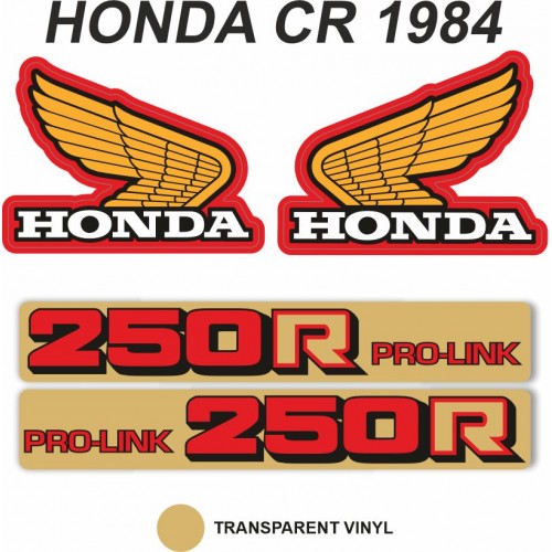 Kit Adhesivos OEM Honda CR 250 R 1984