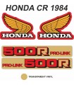 Kit Adhesivos OEM Honda CR 500 R 1984
