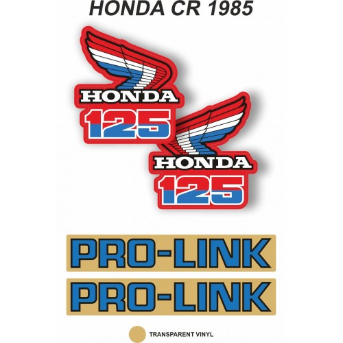 Kit Adhesivos OEM Honda CR 125 R 1985