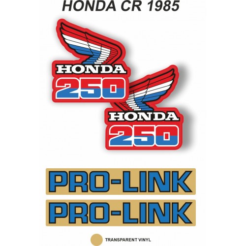 Kit Adhesivos OEM Honda CR 250 R 1985