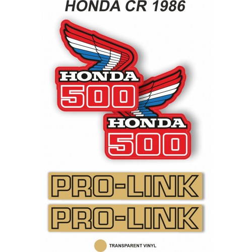 Kit Adhesivos OEM Honda CR 500 R 1986