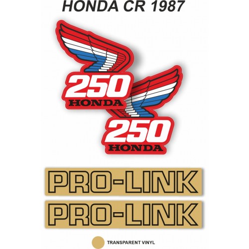 Kit Adhesivos OEM Honda CR 250 R 1987