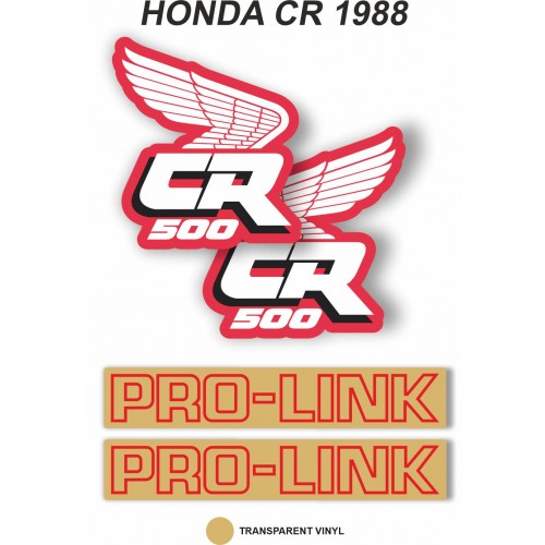 Kit Adhesivos OEM Honda CR 500 R 1988