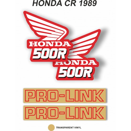 Kit Adhesivos OEM Honda CR 500 R 1989