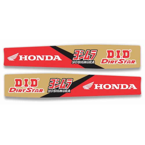 AHESIVOS DE BASCULANTE CRF 250 17/21 CRF 450 17/20 - HONDA - YOSIMURA - DID STAR