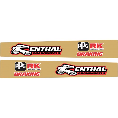 AHESIVOS DE BASCULANTE CRF 250 10/13 CRF 450 09/12  RENTAL - RK- BRAKING