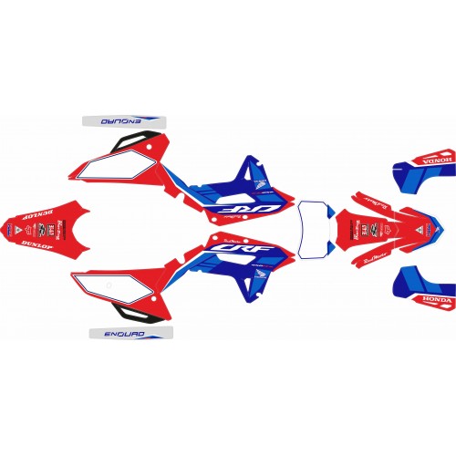 KIT ADHESIVOS  CRF 450 RX 22-24 FACTORY