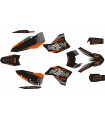 KIT ADHESIVOS KTM EXC 08/11 SPONSOR NEGRO/NARANJA/GRIS