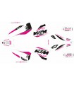 KIT ADHESIVOS KTM EXC 08/11 SPONSOR BLANCO/ROSA/NEGRO