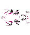 KIT ADHESIVOS KTM EXC 08/11 SPONSOR BLANCO/ROSA/NEGRO