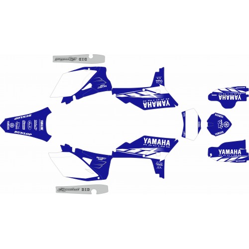 KIT DE ADHESIVOS YAMAHA WR450F 12/15 AZUL