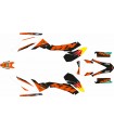 KIT ADHESIVOS KTM 690 SM  08/11 NARANJA