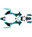 KIT ADHESIVOS KTM 690 SMC-R 19/25 TURQUESA/NEGRO