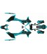 KIT ADHESIVOS KTM 690 R 19/25 TURQUESA/NEGRO